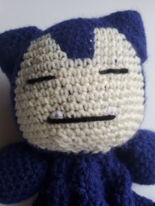 Crochet Snorlax Lovey Head