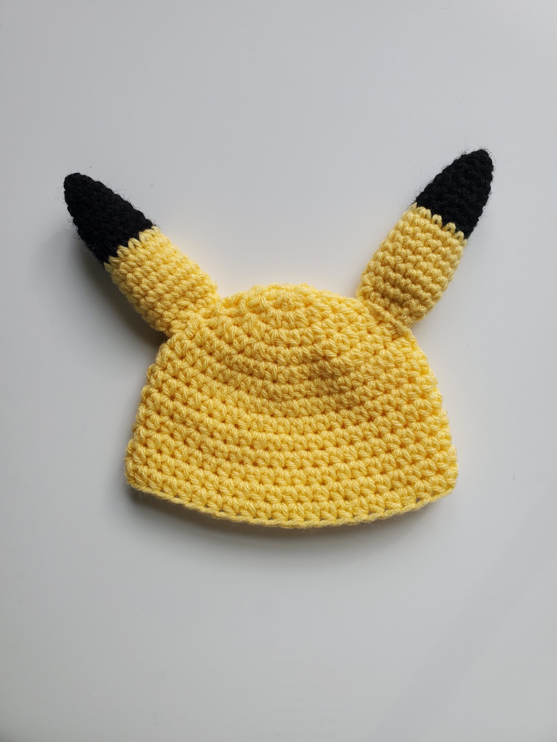 Crochet Pikachu Hat for Newborn