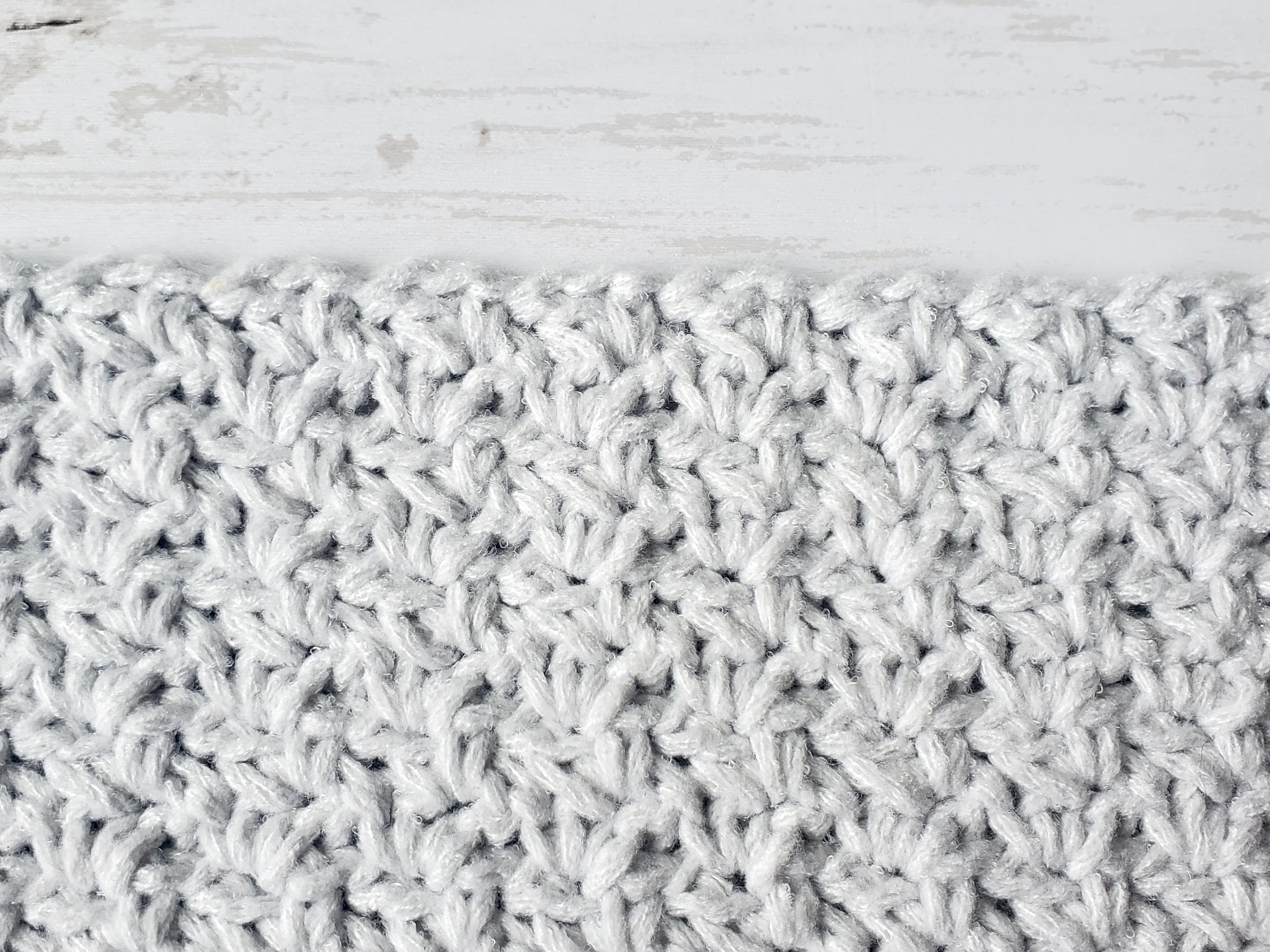 Close up of wattle stitch