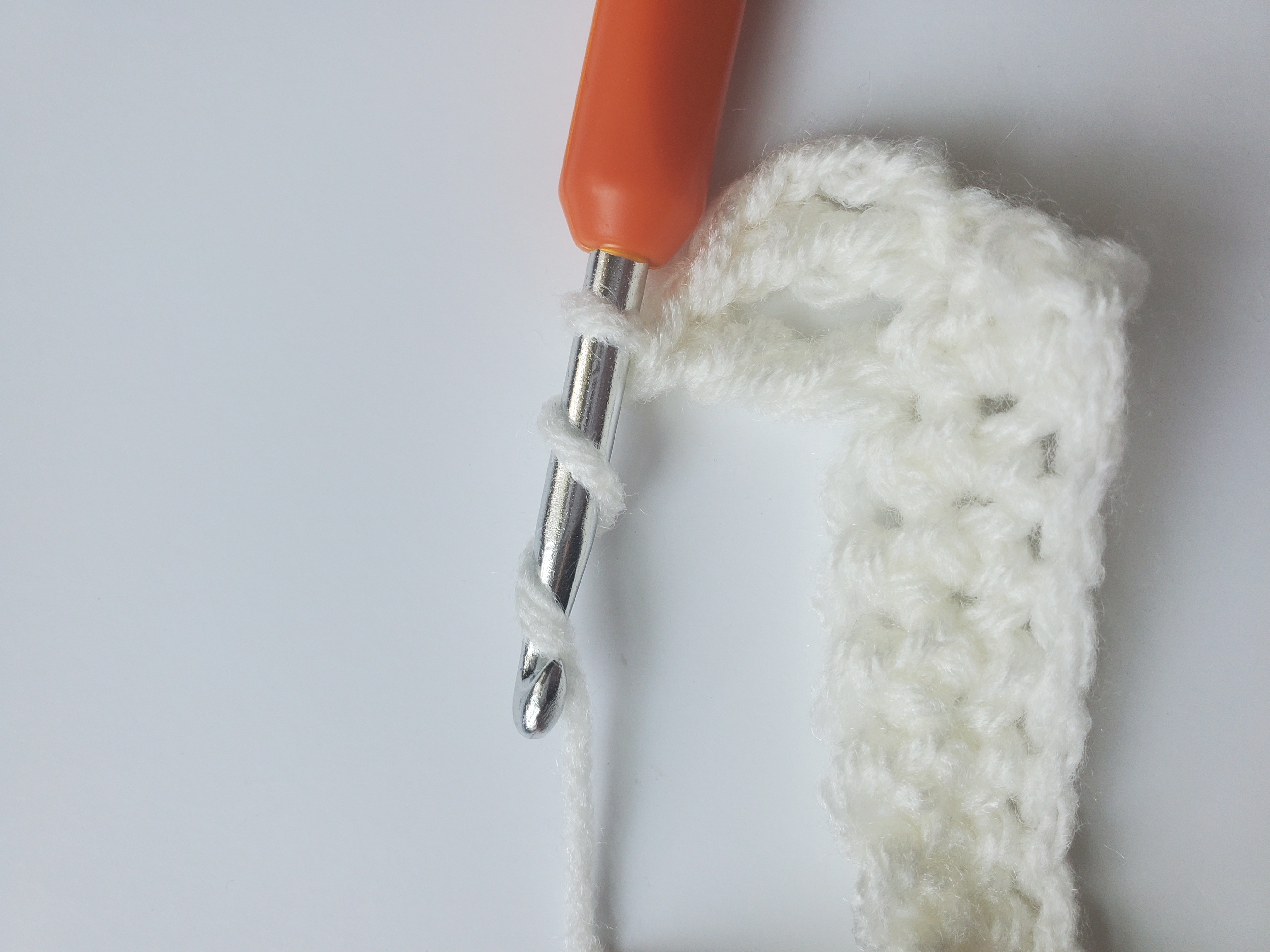 Start your triple crochet