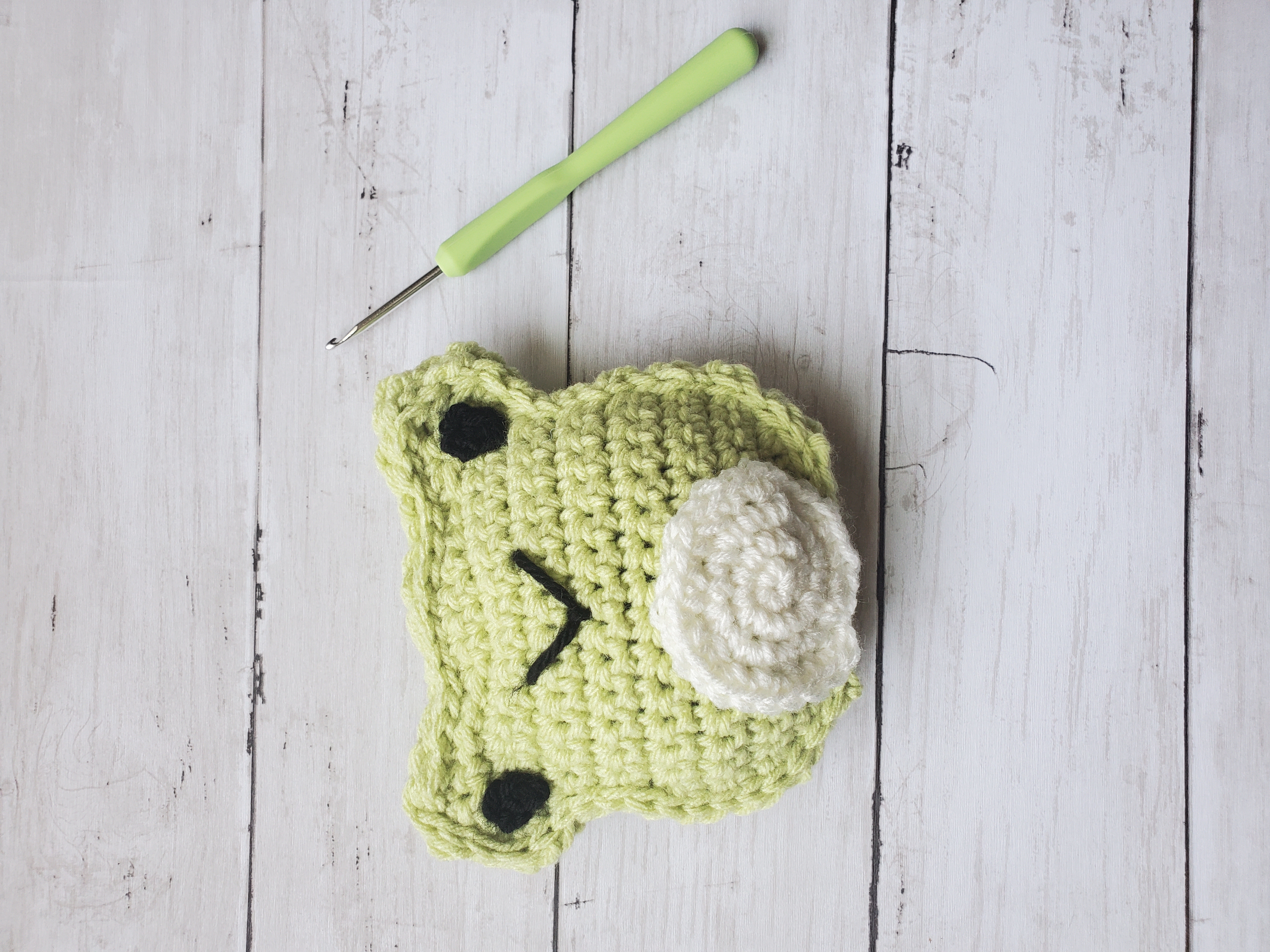 Crochet Stuffed Frog