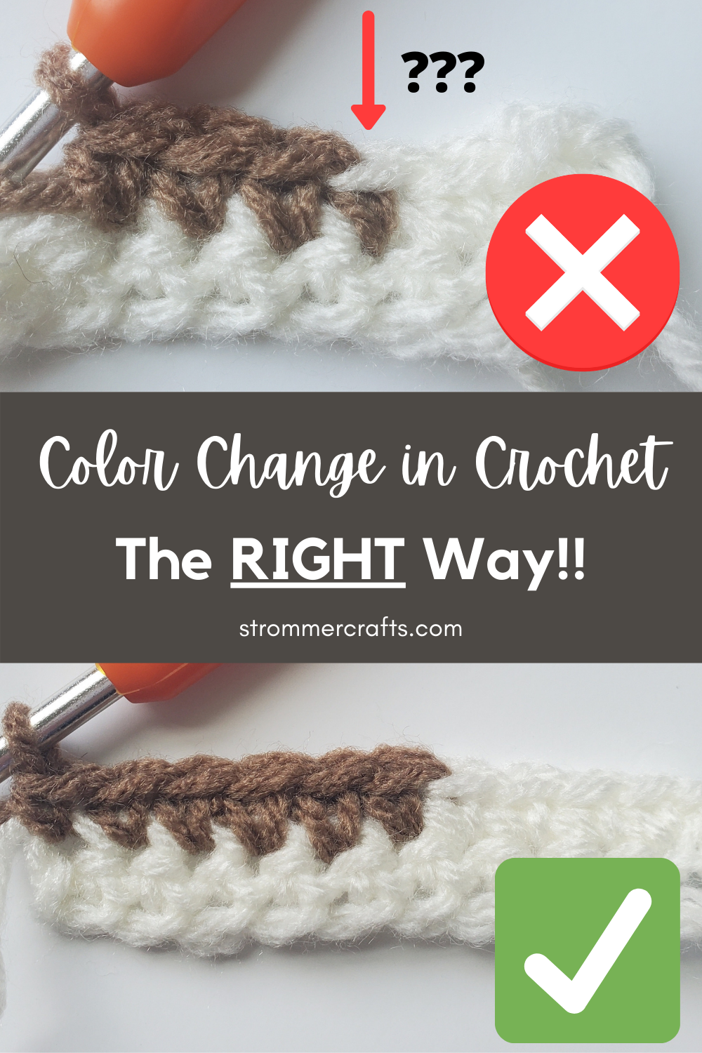 Color change in crochet the right way blog post