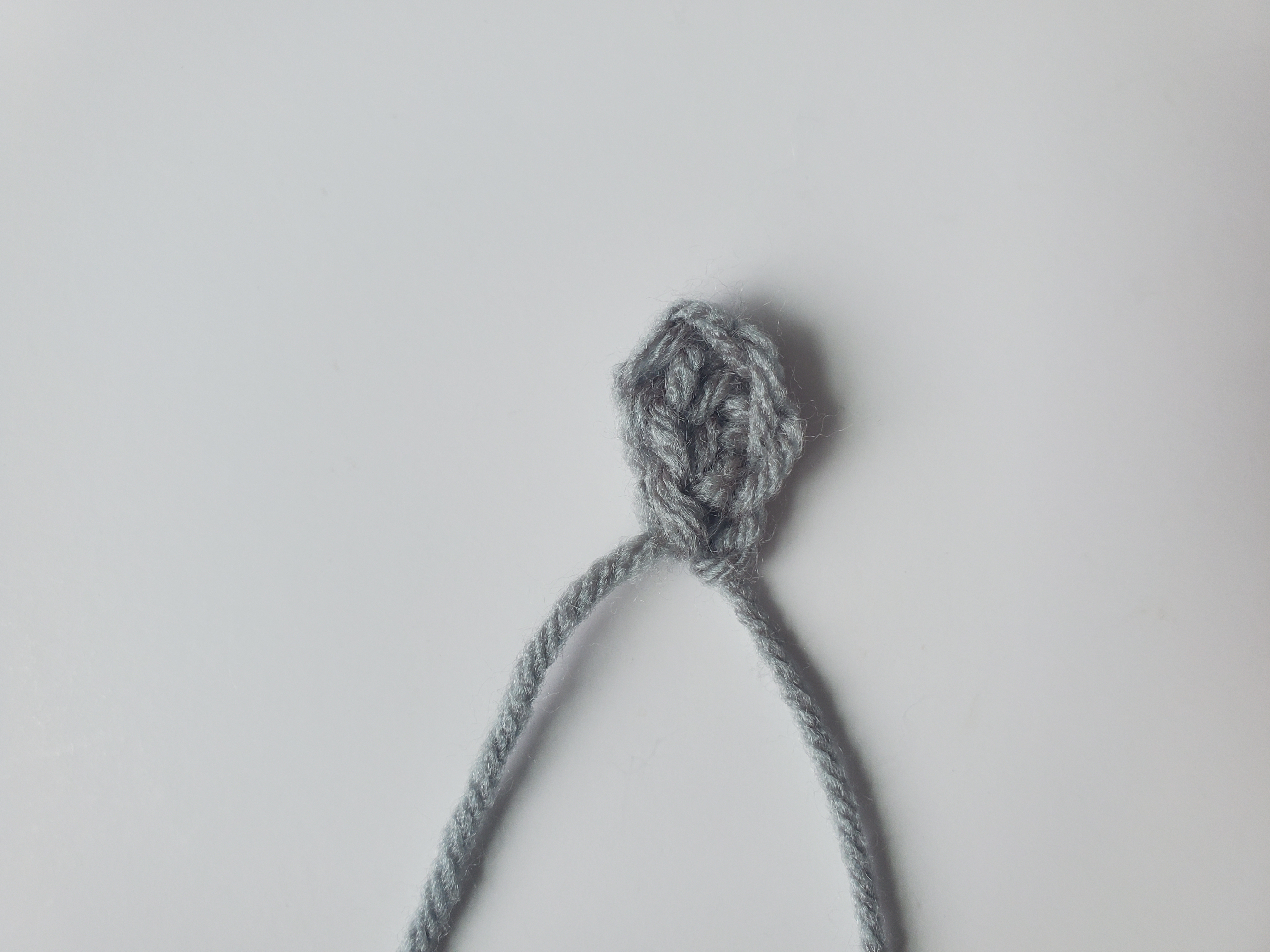 Finished Crochet whale arm