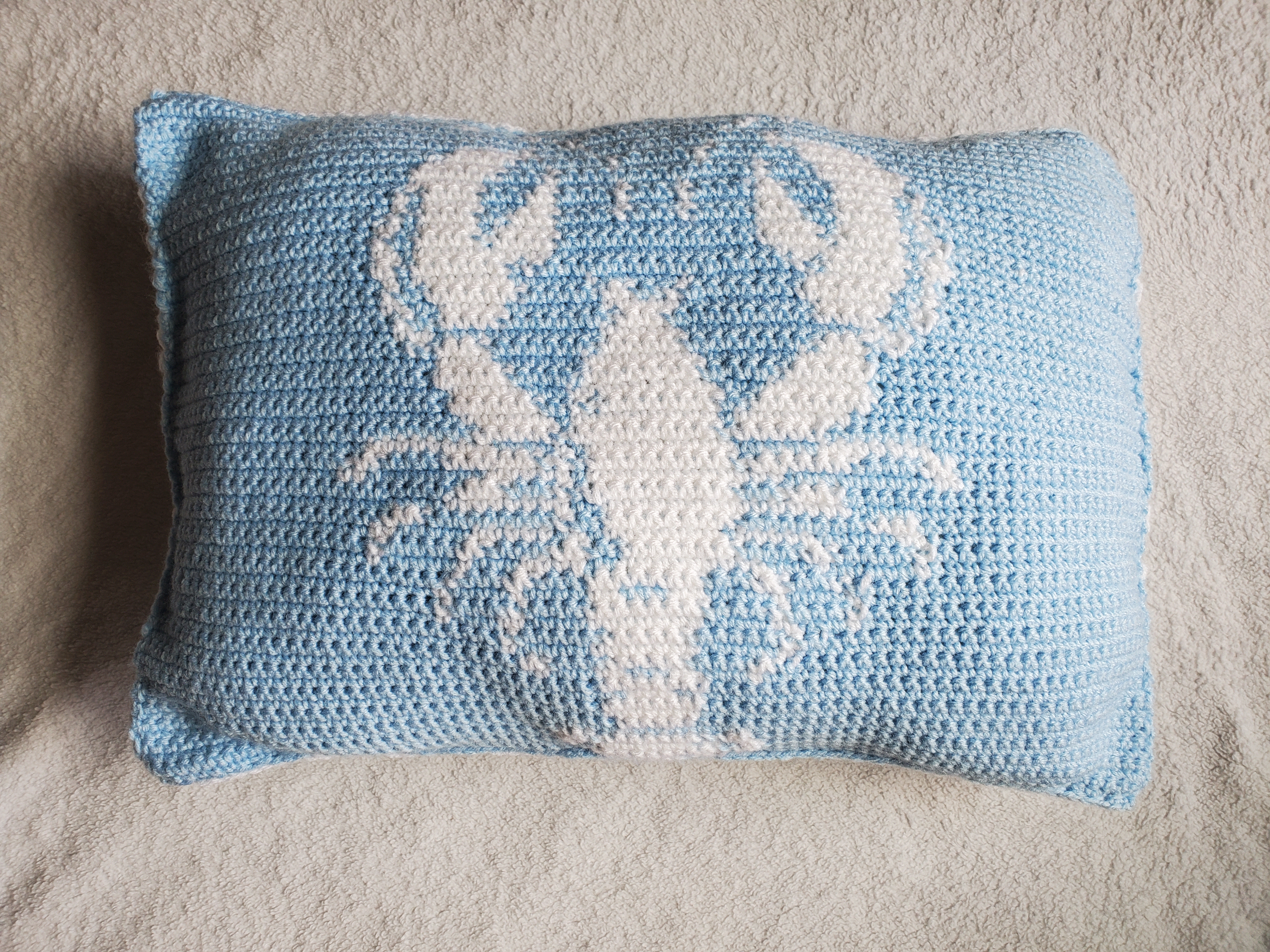 Lobster Crochet Pillow