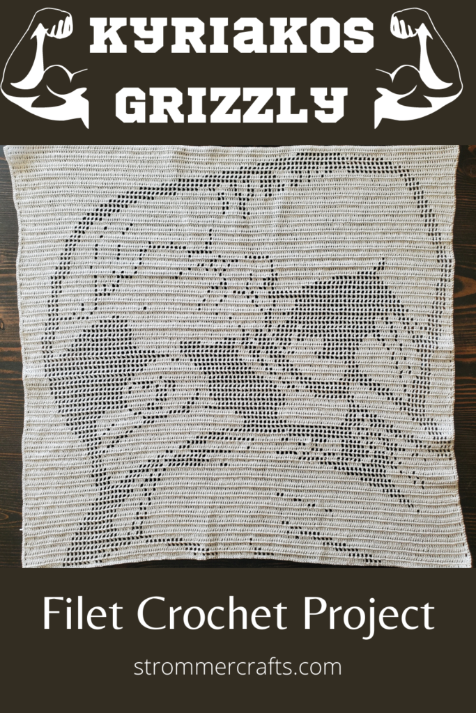 Pinterest Pin of Kyriakos Grizzly Crochet