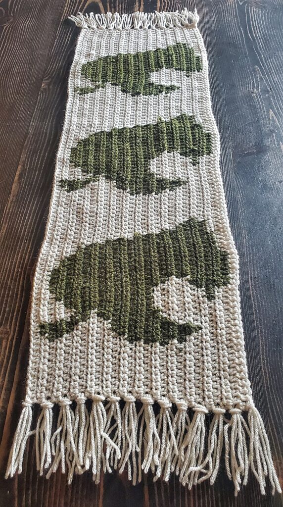 Animal Crossing Crochet Tabletop Decor Runner