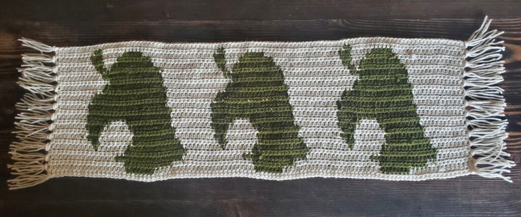 Animal Crossing Crochet Tabletop Decor with Fringe