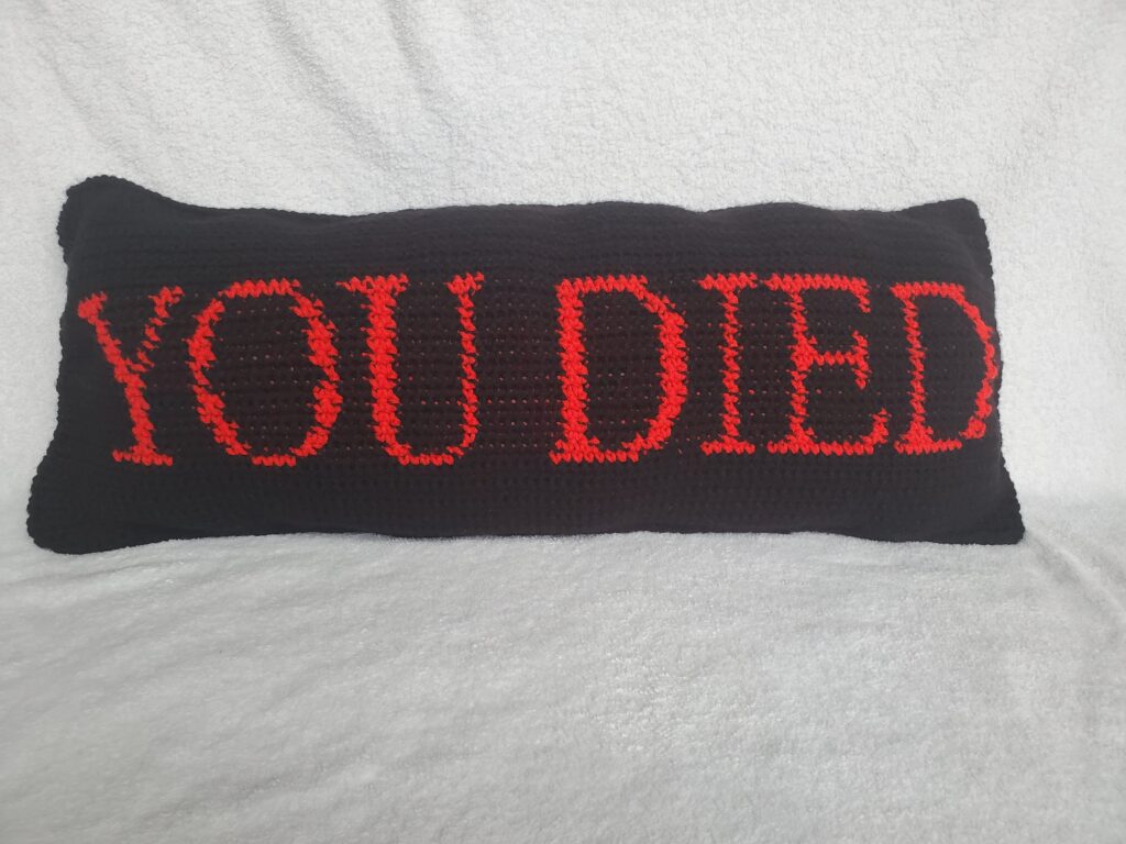 Dark Souls Crochet Pillow Pattern