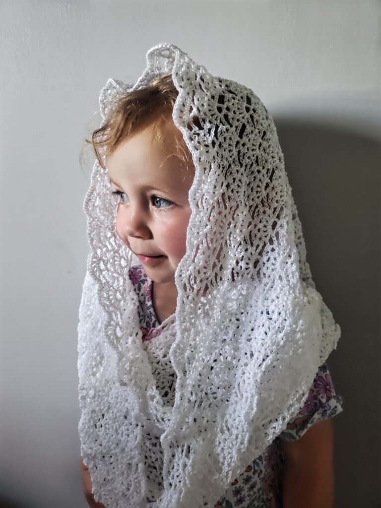 Crochet Infinity Veil Pattern