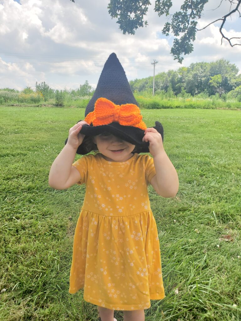 Traditional Crochet Witch Hat