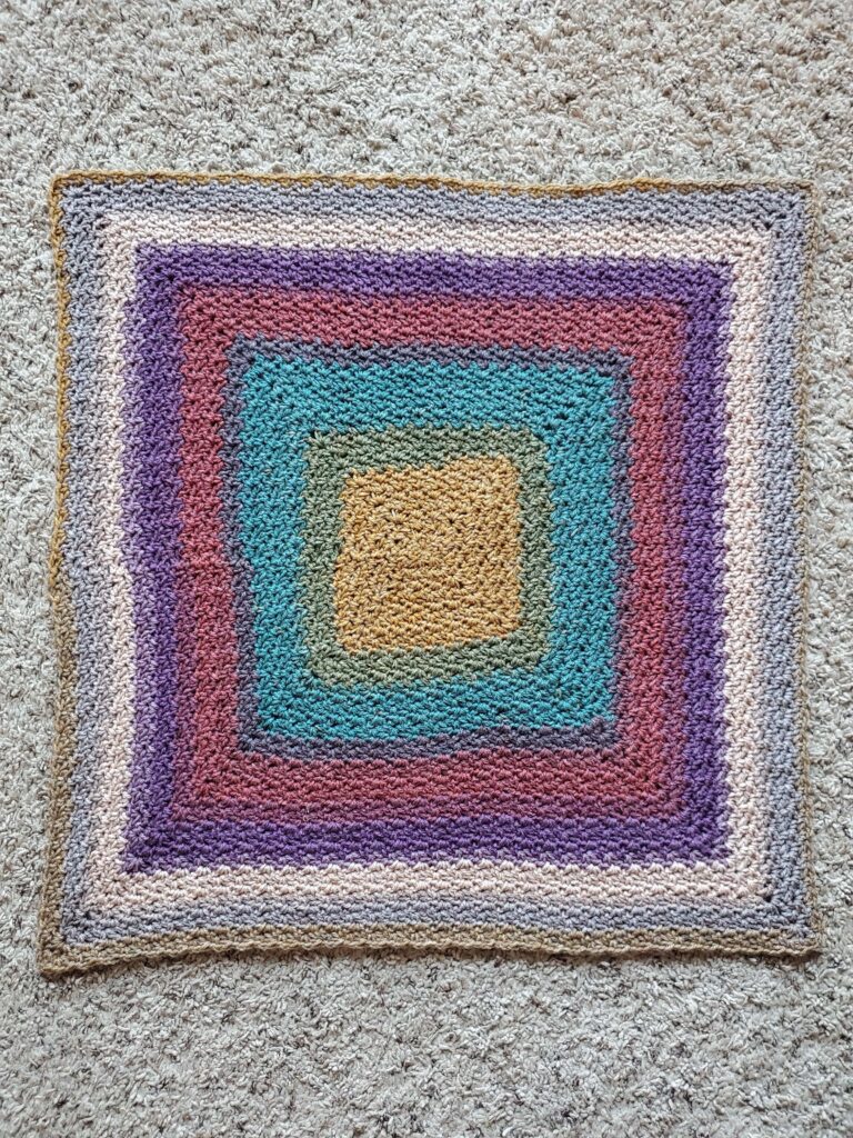 Crochet Baby Blanket Mandala Yarn