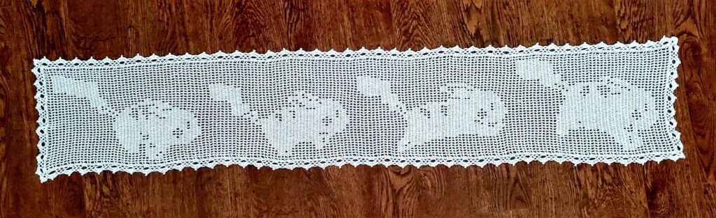 Crochet Pikachu Table Runner Pattern