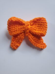 witch hat pattern bow