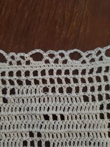 Crochet Pikachu Pattern Table Runner Border Row 2