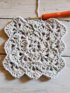 Crochet Baby Blanket Girl Round 6