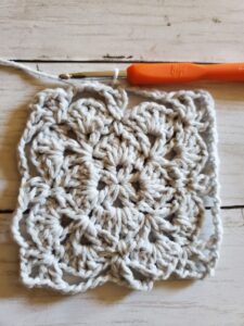 Crochet Shell Blanket Free Pattern Round 5