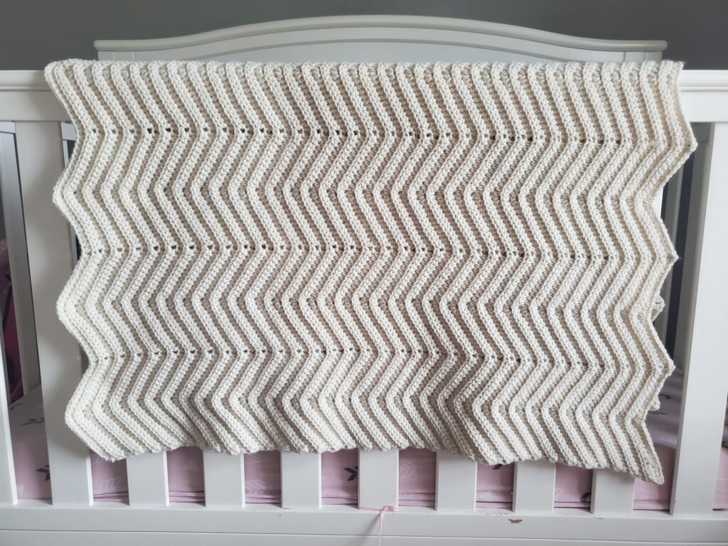 Crochet Baby Blanket One Color