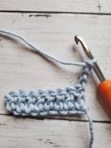 Chaining and Turning Crochet Work