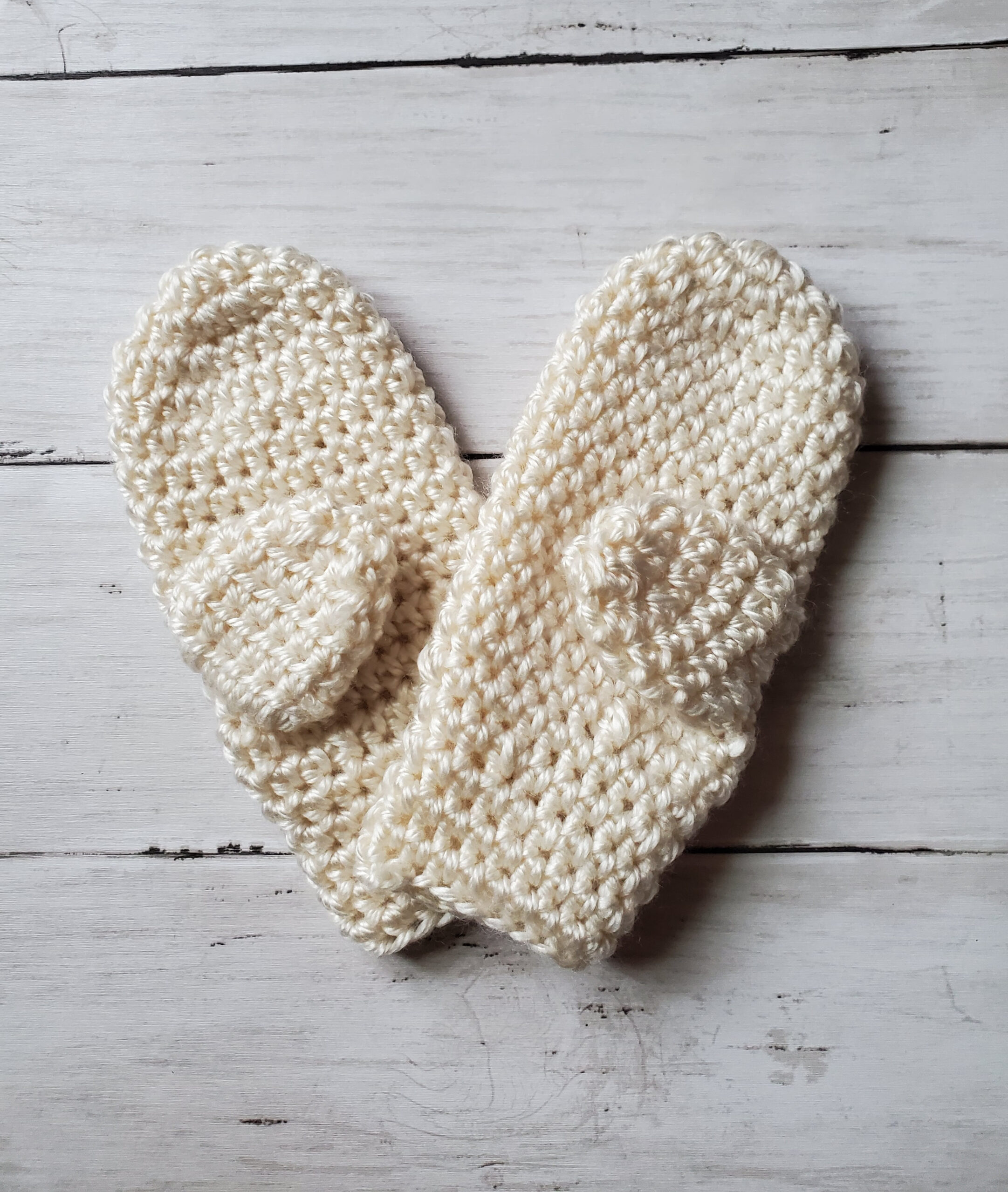 Simple Crochet Mittens for Toddlers