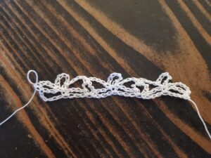 Crochet Veil Row 2