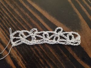 Crochet Veil Row 3