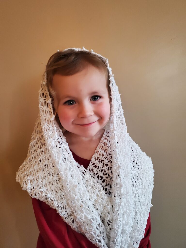 Crochet Veil for Mass