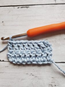 Double Crochet Again in Row 2