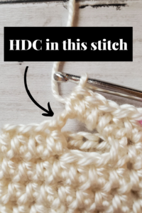 HDC in this stitch