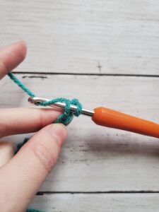 Yarning Over for Single Crochet
