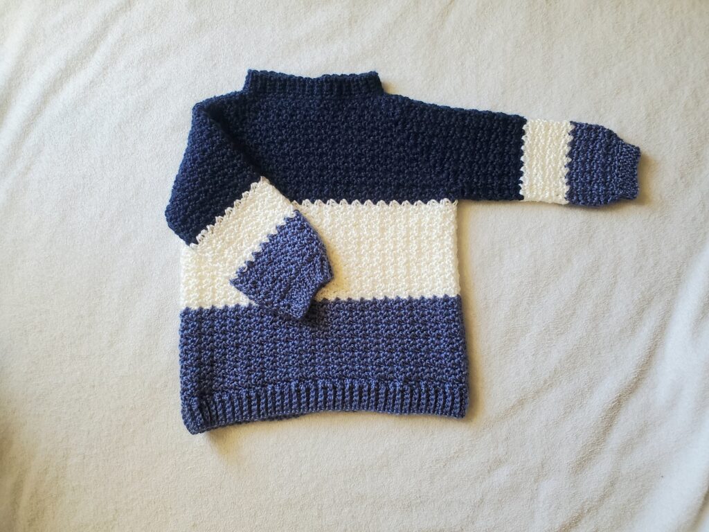 crochet child sweater pattern