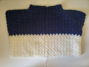 crochet sweater for kid color change