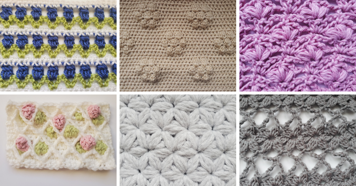 17 Crochet Stitches that Look Like Flowers 