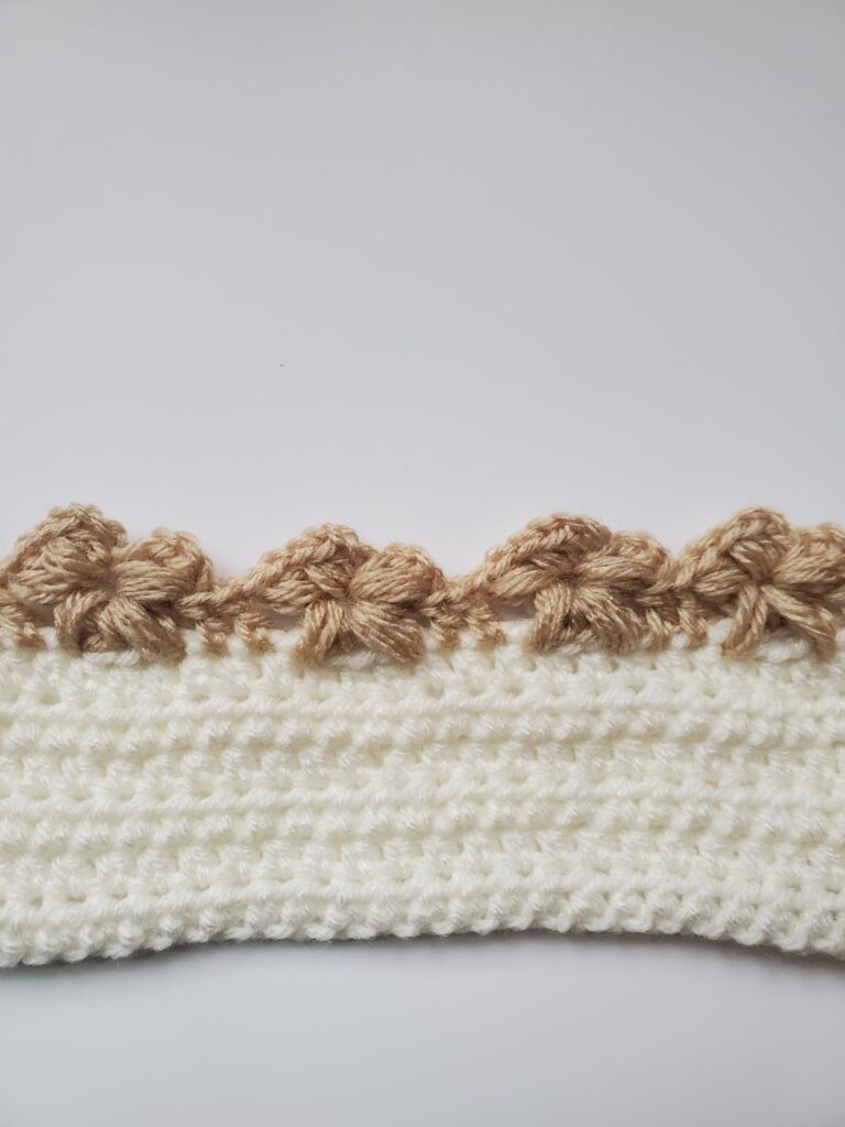 Crochet Flower Border