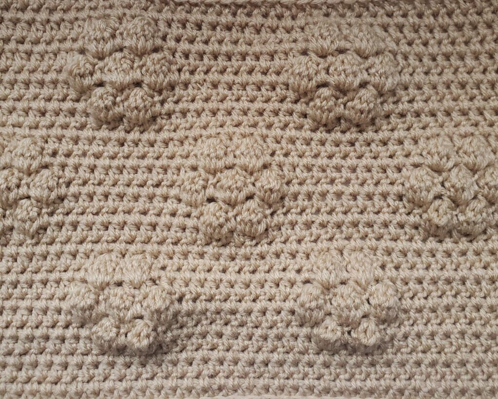 Crochet Velvet Flowers Throw