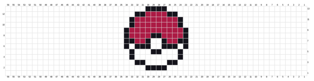 Crochet Pokeball Hat Chart