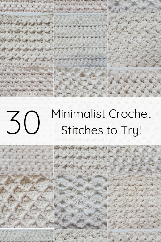 30 Must Make Simple Crochet Stitches for Beginners - Easy Crochet