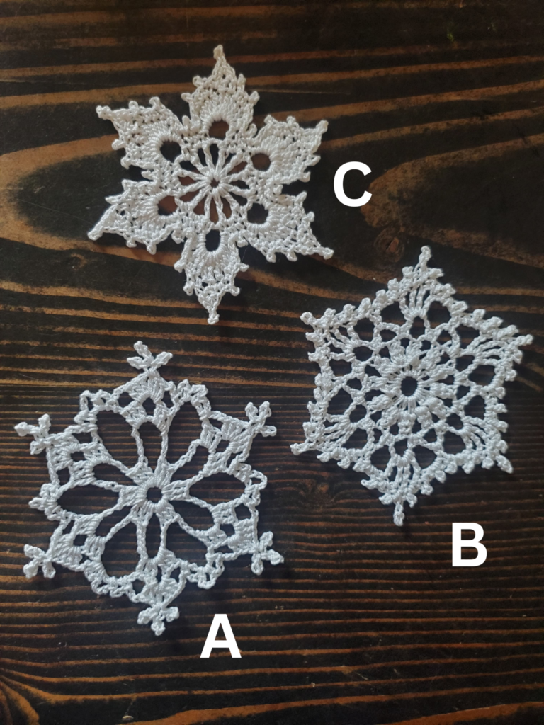 Crochet Snowflake ABC