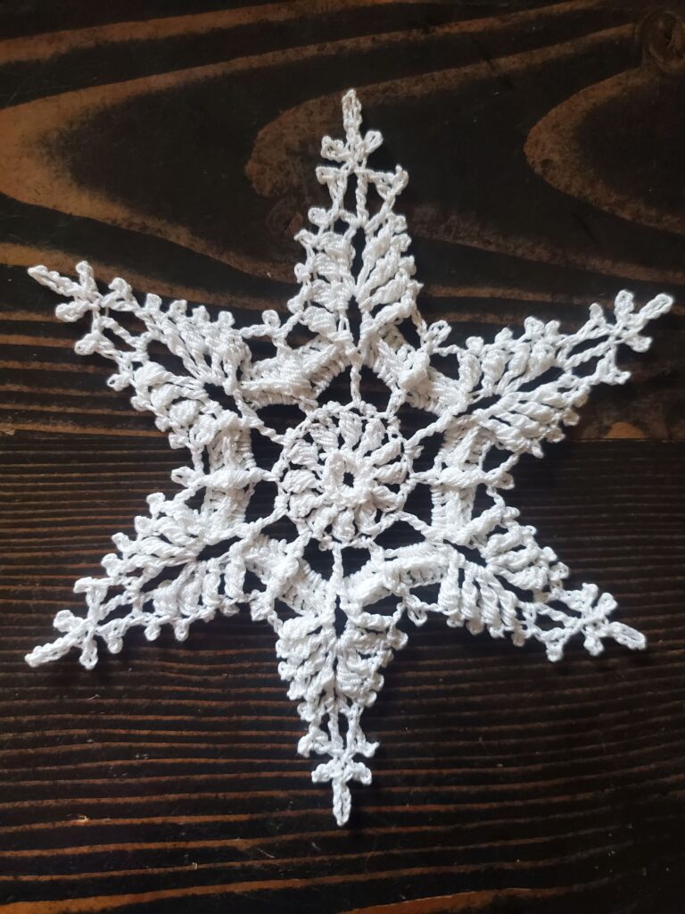 Masha Crochet Snowflake