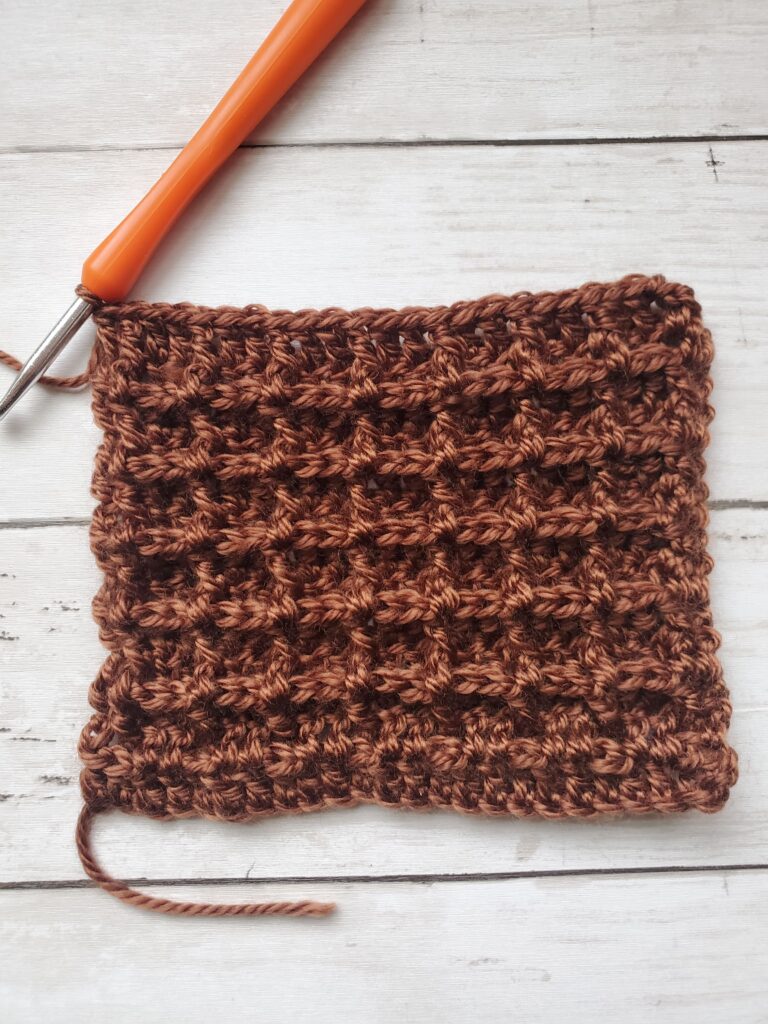 Dense Stitch Waffle Stitch