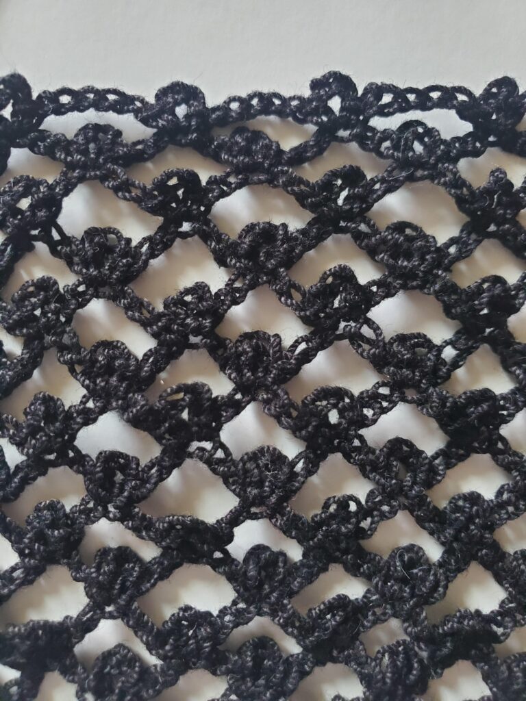 Picot Trellis Crochet Stitch