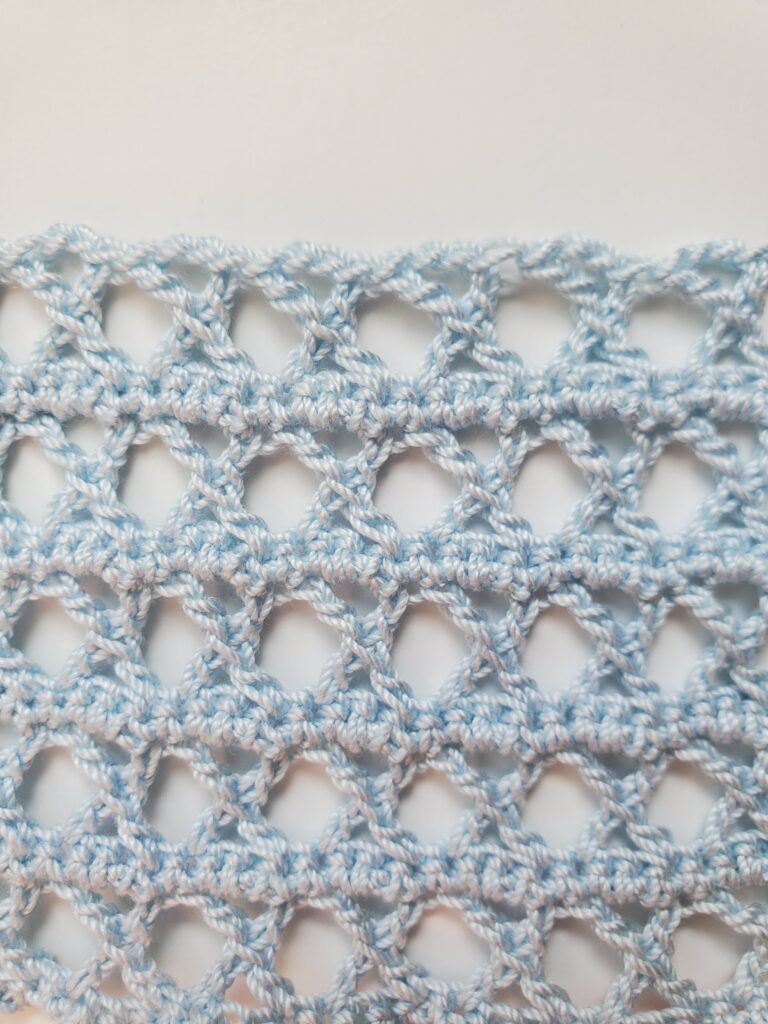 Treble Cross Lace Stitch