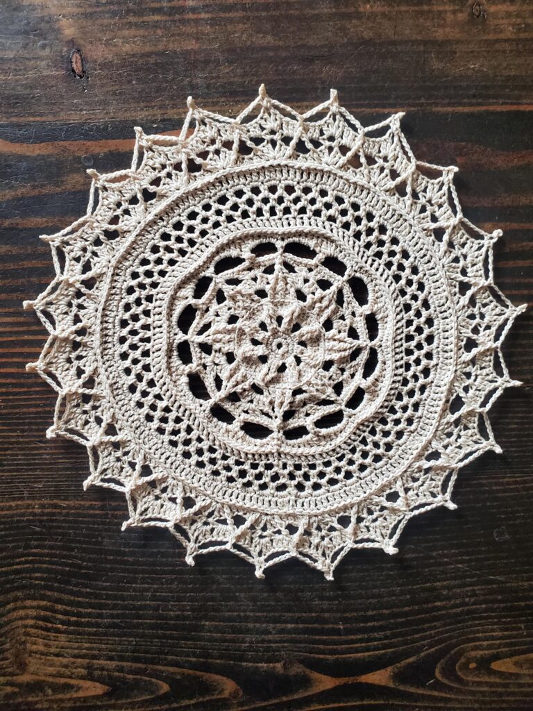 Heavenly Flower Doily