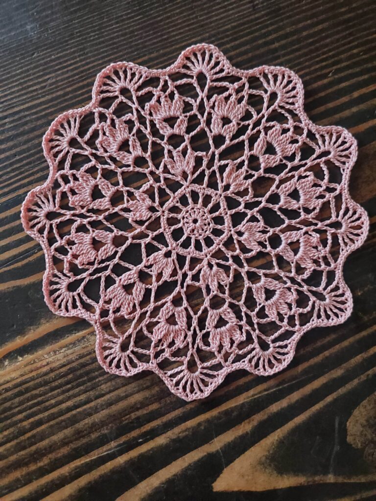 Flower Wheel Doily