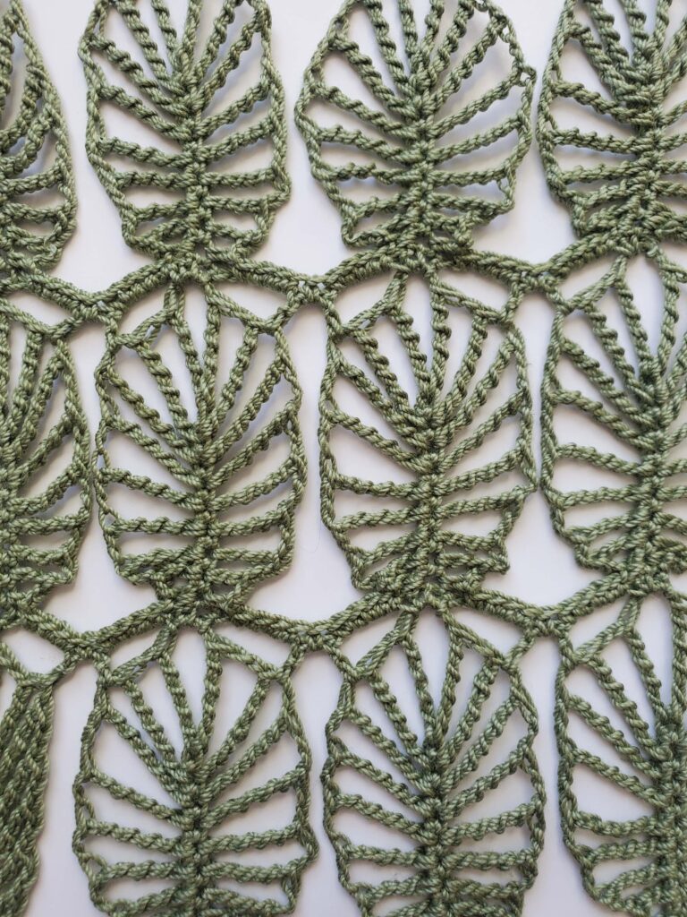 Lacy Crochet Leaf Stitch