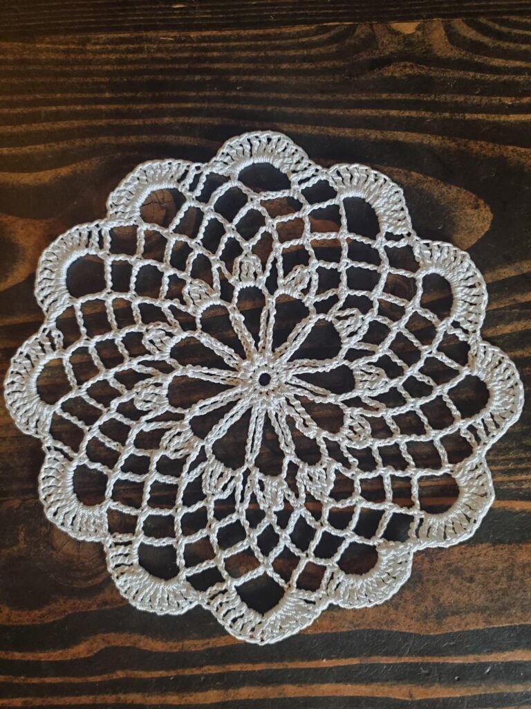 pretty crochet doily