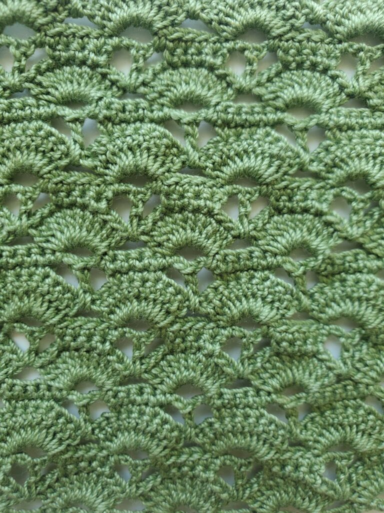 Simple Crochet Shell Stitch