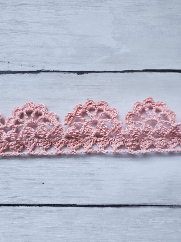 Easy to Crochet Tape Lace Edge Pattern