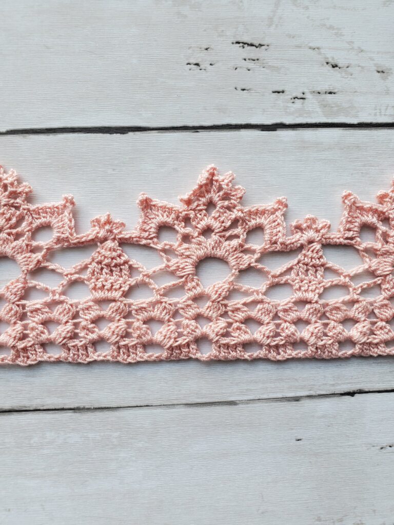 Floral Lace Crochet Edging
