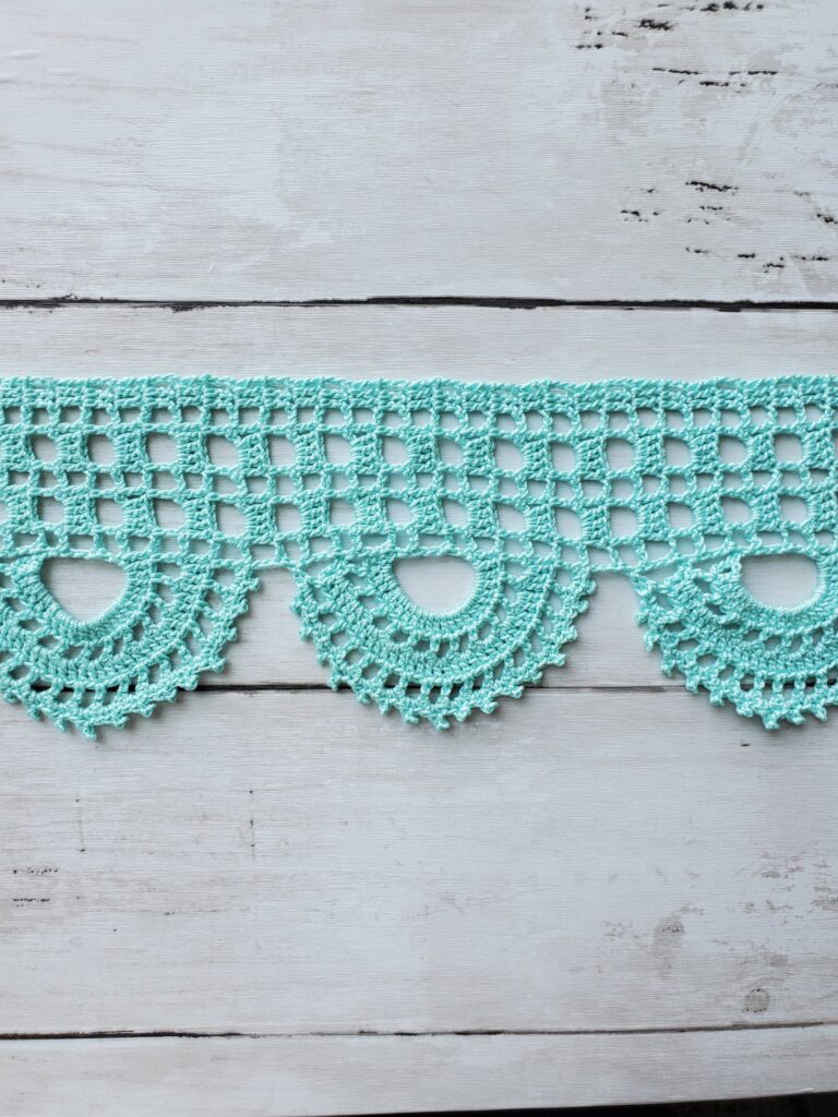 Lacy Crochet Scalloped Edging