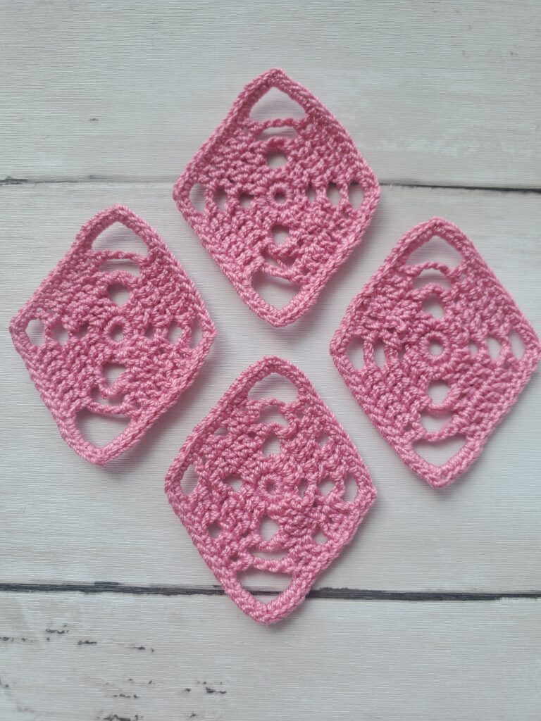Crochet Diamond Motif #133